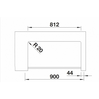 Blanco VINTERA XL 9-UF 526105 jednodrez biela drez do roviny/pod dosku