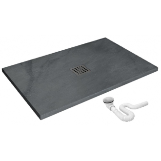 REA Sprchová vanička Grey Rock 90x120 REA-K4584
