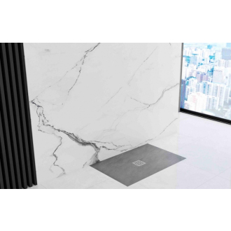 REA Sprchová vanička Grey Rock 90x120 REA-K4584