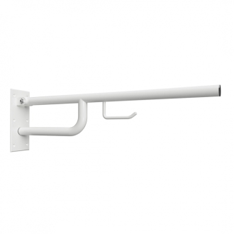 BEMETA HELP: Sklopný úchyt 760mm, biely, s držiakom TP 301102774
