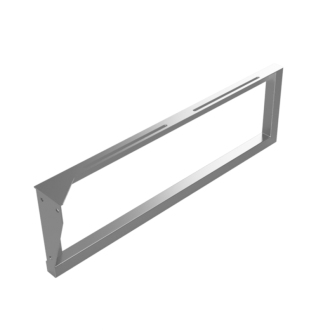 BEMETA Konzola umývadlová s držiakom uteráka 490 mm, nerez mat, pravá 201541065