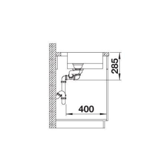 Blanco SOLIS 340 / 180 IF / A Push control 526132 dvojdrez, vstav/do rov