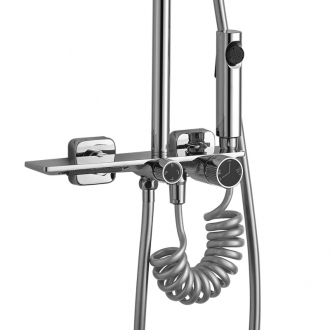 Rea Helix sprchový set, chróm REA-P6620