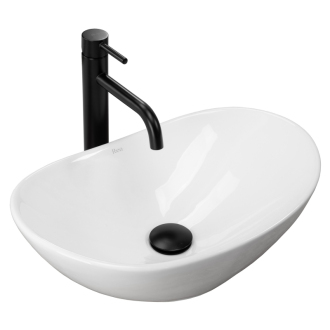 Rea Royal Mini White umývadlo na dosku REA-U6507