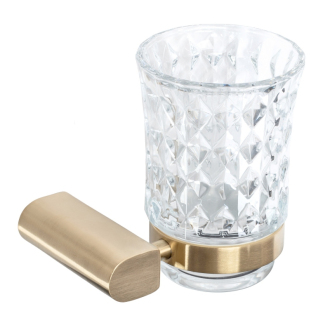 Kúpeľňový hrnček Brushed Gold 322224B