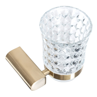 Kúpeľňový hrnček Brushed Gold 322224B