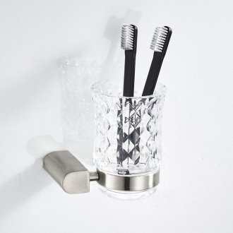 Kúpeľňový hrnček Brushed Nickel 322224