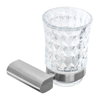 Kúpeľňový hrnček Brushed Nickel 322224