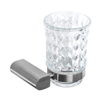 Kúpeľňový hrnček Brushed Nickel 322224