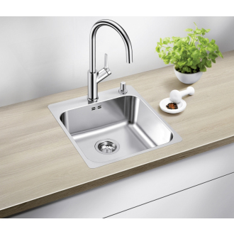 Blanco SUPRA 400-IF/A R12 526353 jednodrez nerez kartáčovaný drez vstavaný/do roviny