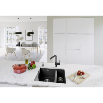 Blanco ROTAN 340/160-U 523077 dvojdrez, hlavný drez vľavo antracit drez pod dosku