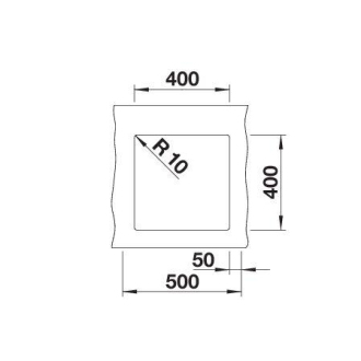 Blanco ROTAN 400-U 521332 jednodrez antracit drez pod dosku