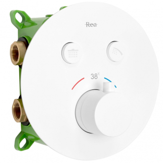 Rea Lungo Miler podomietková sprchová sada + box, biela REA-P6614