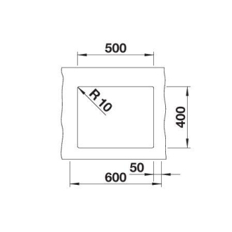 Blanco ROTAN 500-U 523076 jednodrez biela drez pod dosku