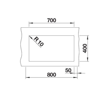 Blanco ROTAN 700-U 521346 jednodrez biela drez pod dosku