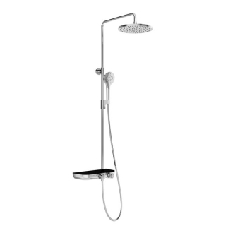 Ravak TE 094.02 Stĺp Termo s funkciou Stop, chróm/black X070162