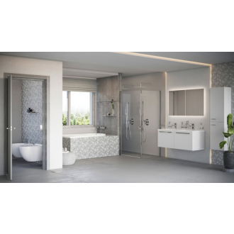 Ravak 974.20 Tyč s posuvným držiakom sprchy 70 cm, čierny X07P638
