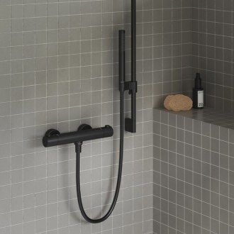 Ravak 974.20 Tyč s posuvným držiakom sprchy 70 cm, čierny X07P638