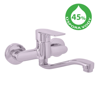 RAV SLEZÁK VLTAVA ECO vodovodná batéria drezová/umývadlová, chróm 100mm VTE401.0/26