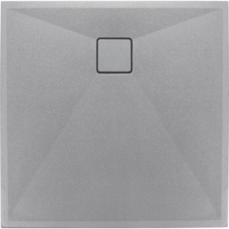 DEANTE CORREO KQR_S41B Sprchová vanička 90x90cm, granit sivá
