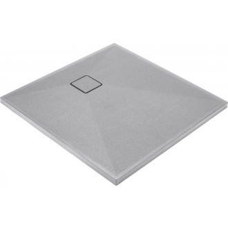 DEANTE CORREO KQR_S41B Sprchová vanička 90x90cm, granit sivá