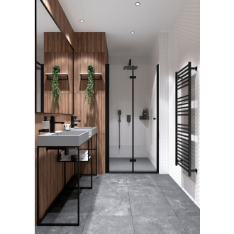DEANTE CORREO KQR_S46B Sprchová vanička 100x80cm, granit sivá