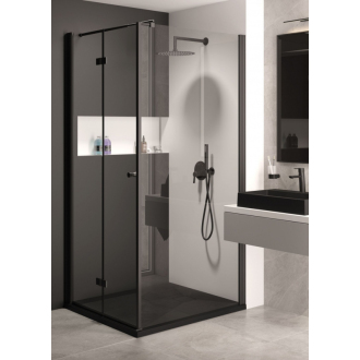 DEANTE CORREO KQR_T41B Sprchová vanička 90x90cm, granit antracit