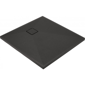 DEANTE CORREO KQR_T41B Sprchová vanička 90x90cm, granit antracit