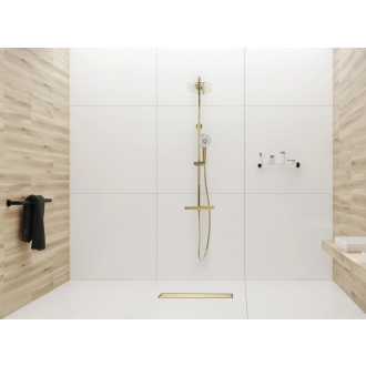 Rea Žľab s roštom Neo &amp; Pure 800 N PRE L.Gold REA-G8011