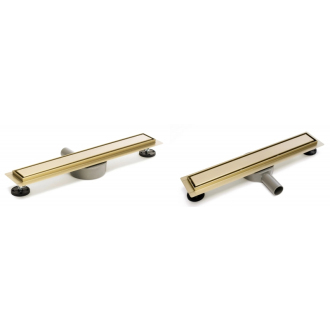 Rea Žľab s roštom Neo &amp; Pure 800 N PRE L.Gold REA-G8011