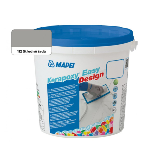 Mapei KERAPOXY EASY DESIGN 112 STREDNE ŠEDÁ 3 kg 5KB011203