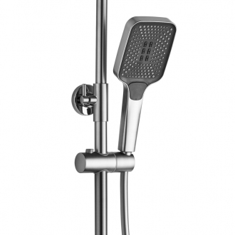 Rea Helix sprchový set, brúsený nikel REA-P6622