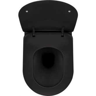 Deante PEONIA ZERO CDE_NZPW Závesné WC rimless, čierna