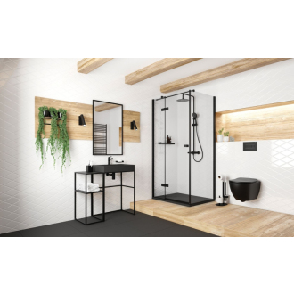 Deante PEONIA ZERO CDE_NZPW Závesné WC rimless, čierna