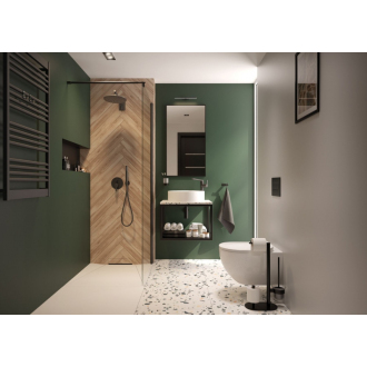 DEANTE KERRIA KTS_N30P Sprchová stena walk-in 100x200 cm, čierna