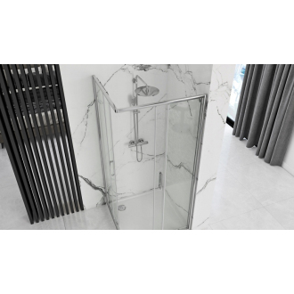 REA Sprchovací kút Punto chróm 90x90 REA-K0867