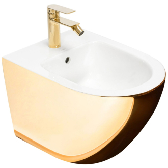 Rea Carlo Mini bidet zlatá/biela REA-C2288