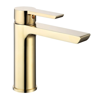 Rea ARGUS MIRROR umývadlová batéria nízka, zlatá REA-B6212