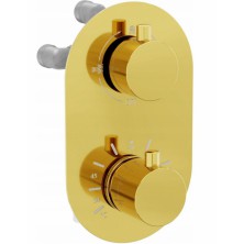 MEXEN KAI spr./vaňová batéria-termostatická, zlatá 77602-50