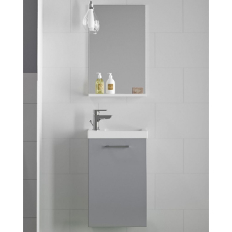 Cersanit SET 888 LARA COMO 40 cm, skrinka s umývadlom, šedá S801-189