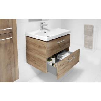 Cersanit SET 822 LARA CITY 50 cm, skrinka s umývadlom, orech S801-155-DSM