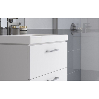 Cersanit SET 801 LARA CITY 50 cm, skrinka s umývadlom, biela S801-141-DSM