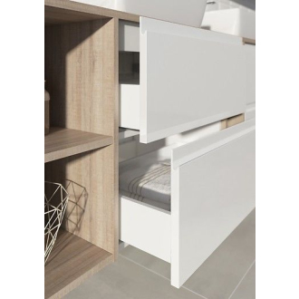 Cersanit Moduo 118cm, zostava 113, sivá