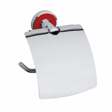 BEMETA TREND-I: Držiak toaletného papiera s krytom, červená 104112018c
