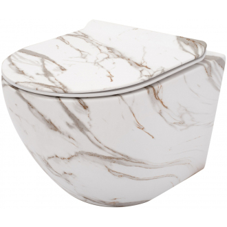 Rea Závesné WC Carlos Duroplast Slim Zm Lava Matt REA-C8004