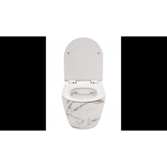 Rea Závesné WC Carlos Duroplast Slim Zm Lava Matt REA-C8004