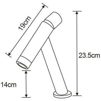 Mexen Astro Umývadlová batéria, zlatá 746900-50