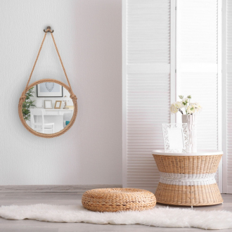 REA Zrkadlo na popruhu 60cm HOM-06334