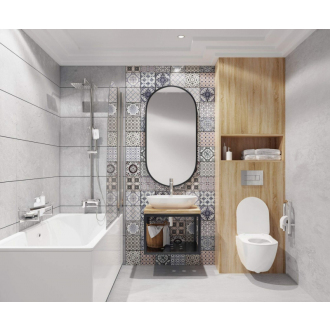 Deante PEONIA ZERO CDED6ZPW Závesné rimless WC vrátane sedátka, biela