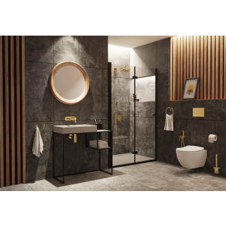 Deante PEONIA ZERO CDED6ZPW Závesné rimless WC vrátane sedátka, biela